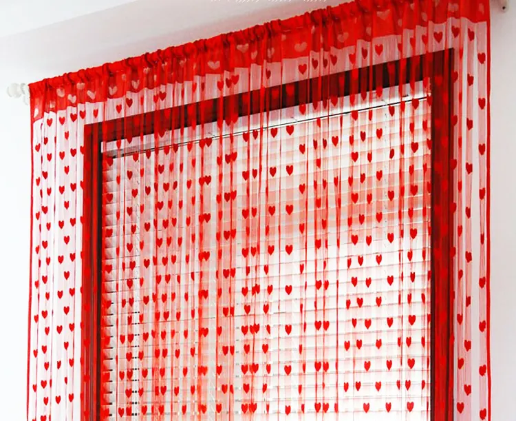 Acrylic Heart Beaded Curtain Style 01 construction and application details 3