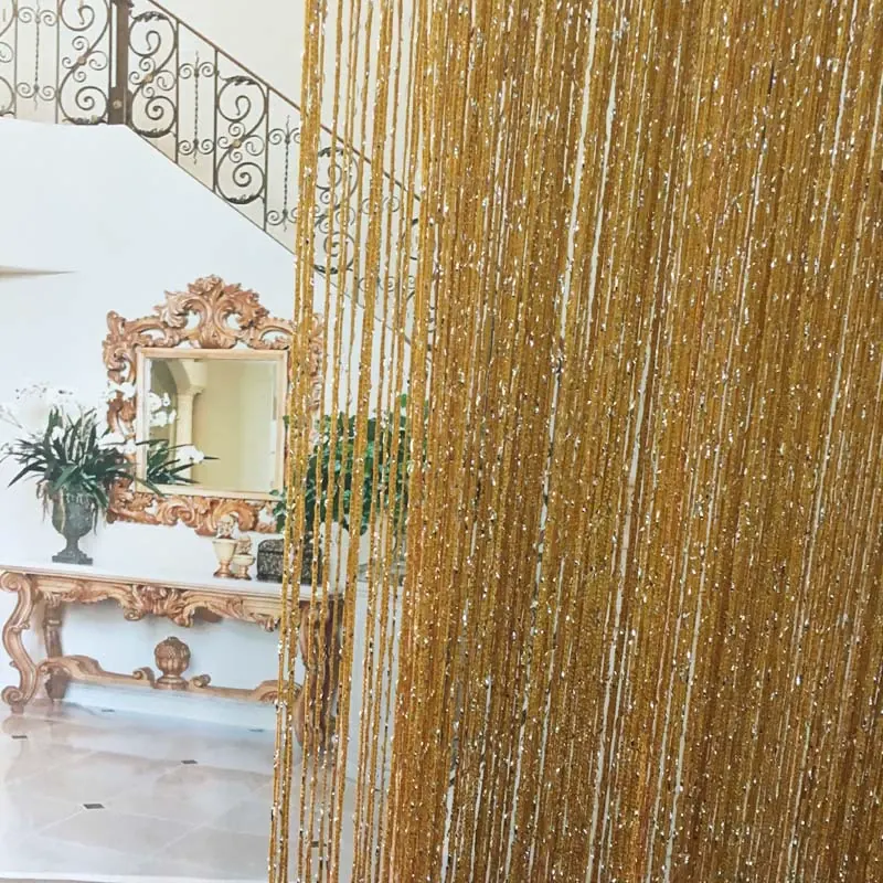 Silver Thread String Curtain Style 03 main product images 2