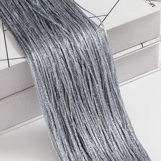Custom Height Silver Thread String Curtain Style 01 main product images 2