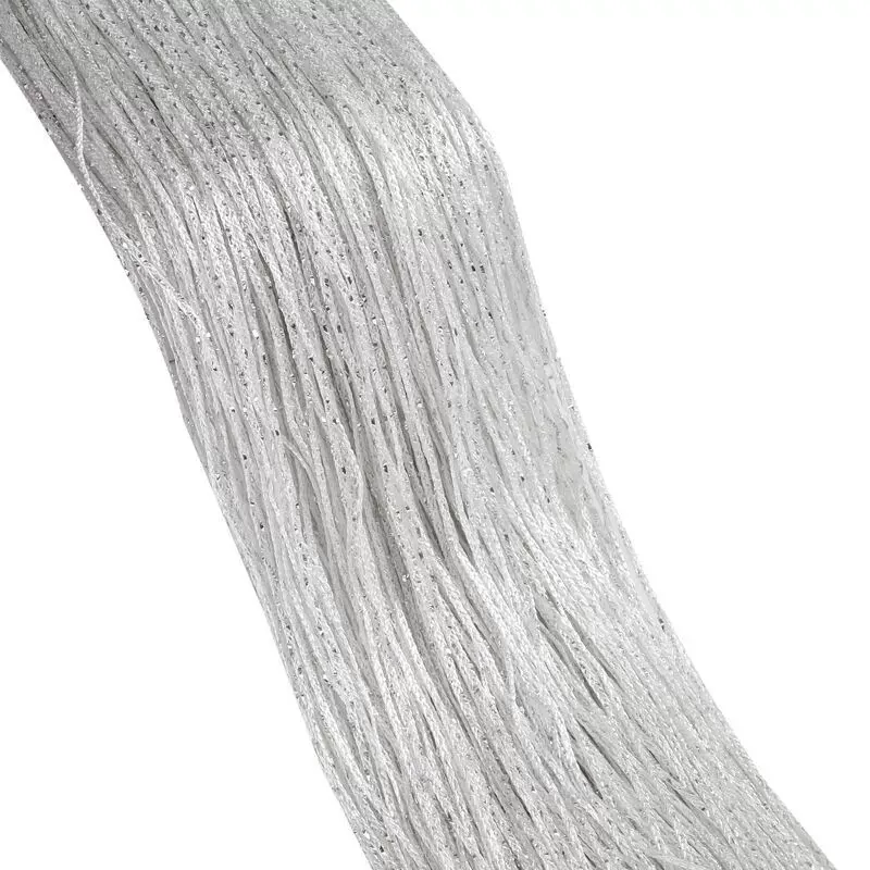 Custom Height Silver Thread String Curtain Style 01 main product images 4
