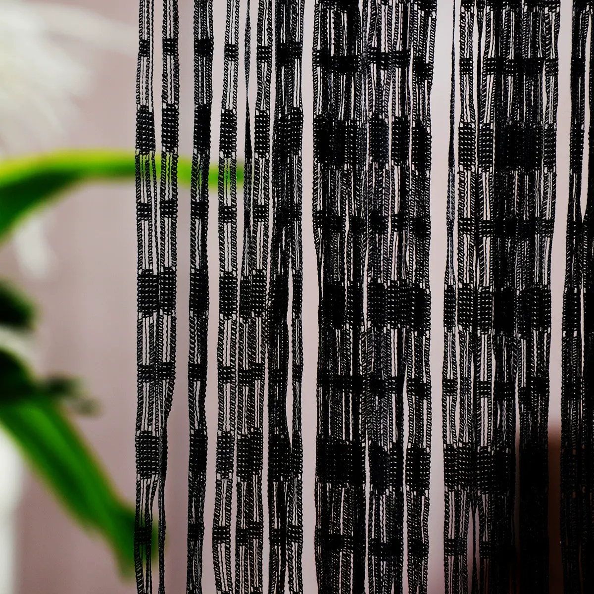 Jacquard Pattern String Curtain Style 01 main product images 3
