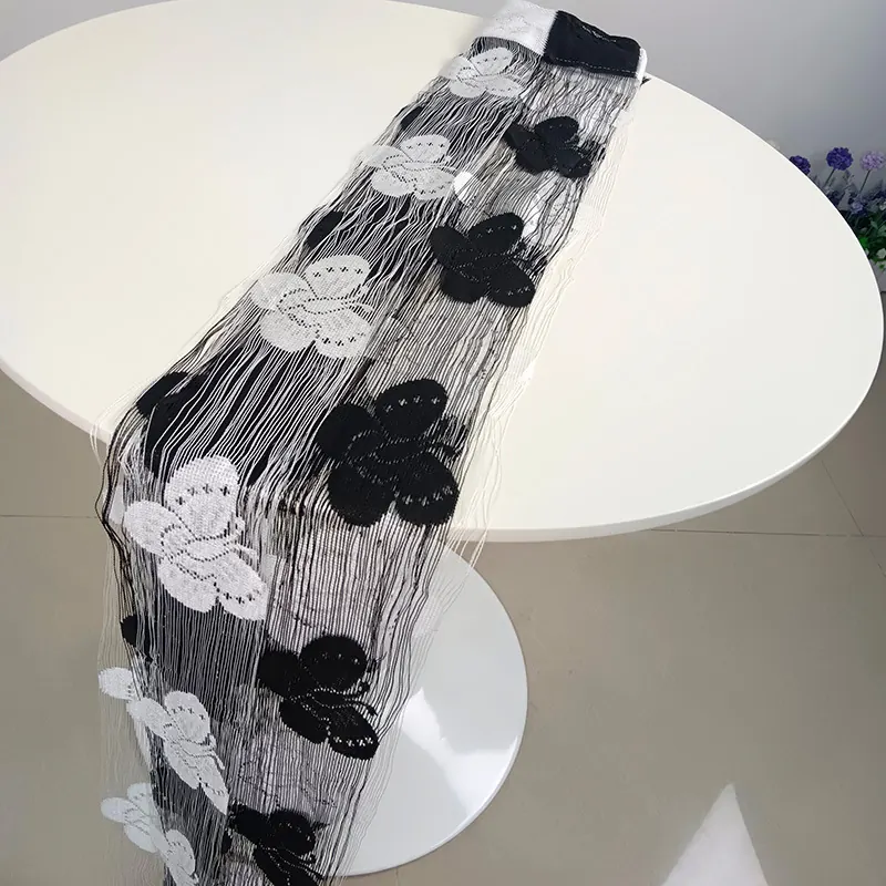 Butterfly Jacquard String Curtain Style 01 construction and application details 1