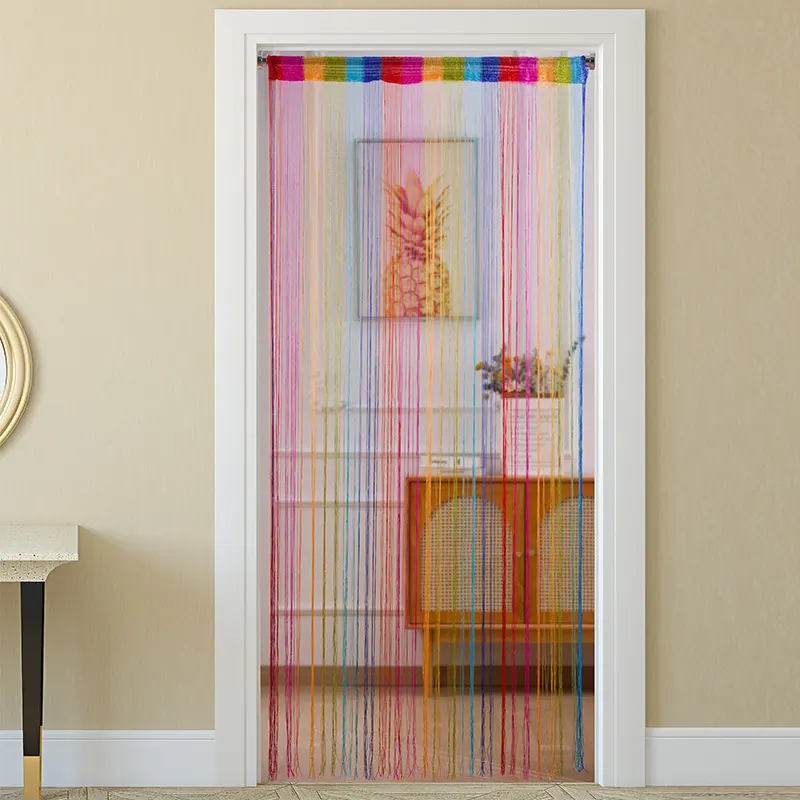 Rainbow String Curtain Style 01 construction and application details 1