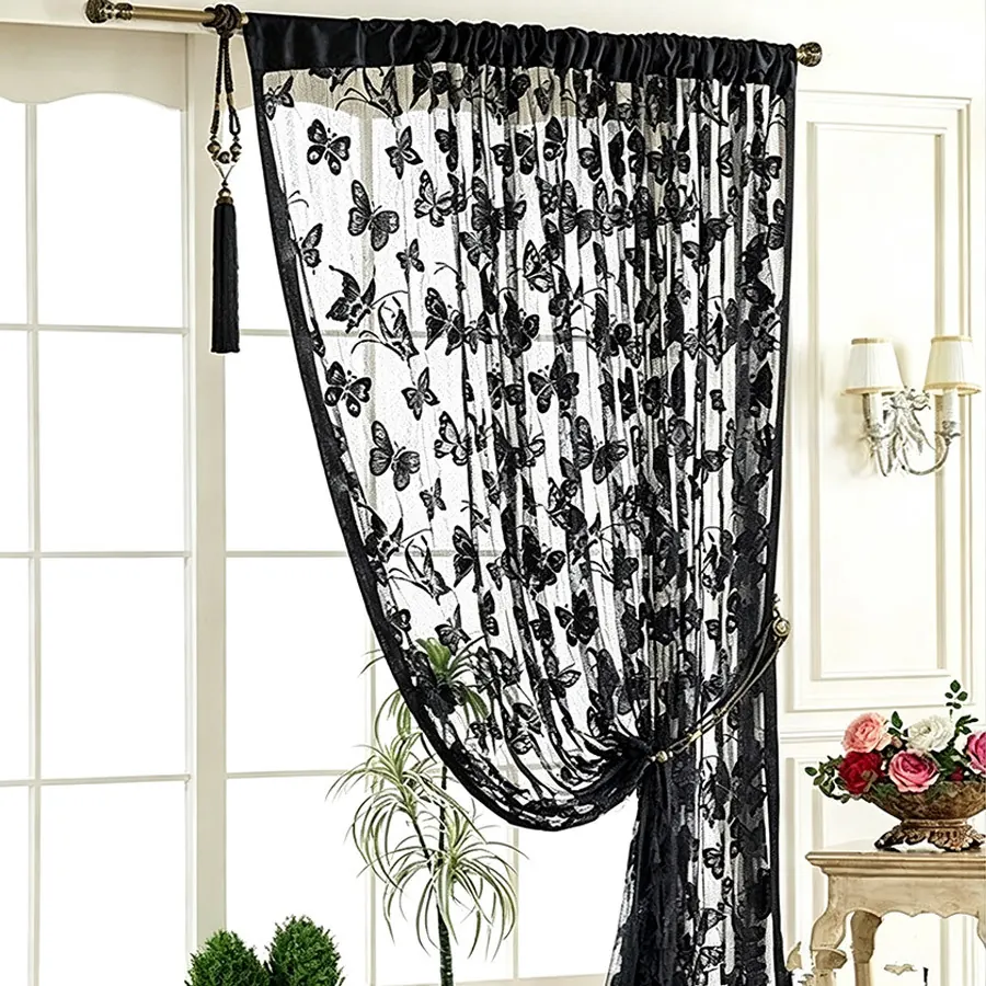 Butterfly Jacquard String Curtain Style 02 construction and application details 1