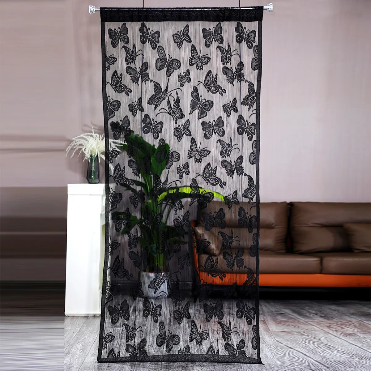 Butterfly Jacquard String Curtain Style 02 construction and application details 2