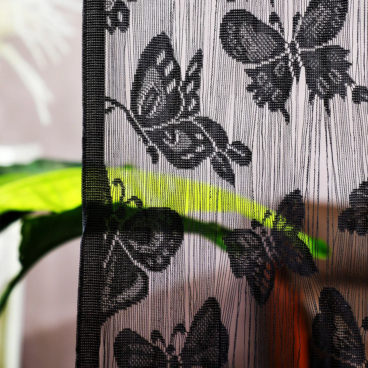 Butterfly Jacquard String Curtain Style 02 construction and application details 4