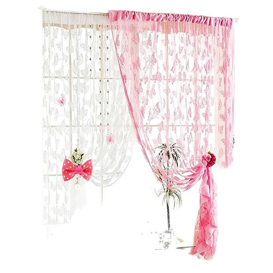 Butterfly Jacquard String Curtain Style 02 main product images 5