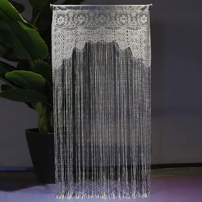 Braided Bohemian String Curtain construction and application details 4