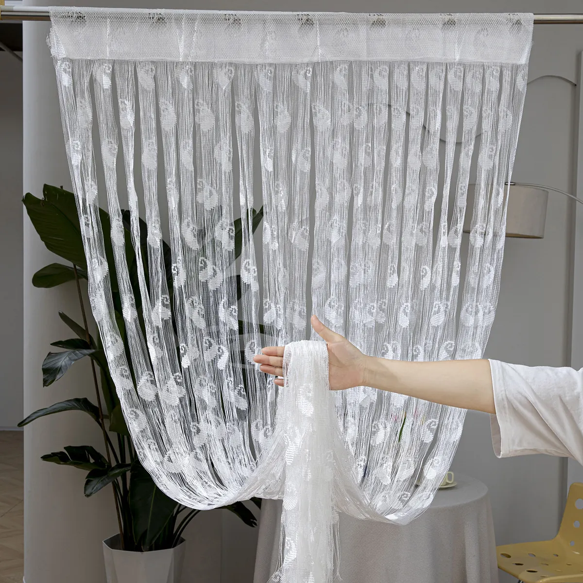 Bohemian Tassel String Curtain construction and application details 5