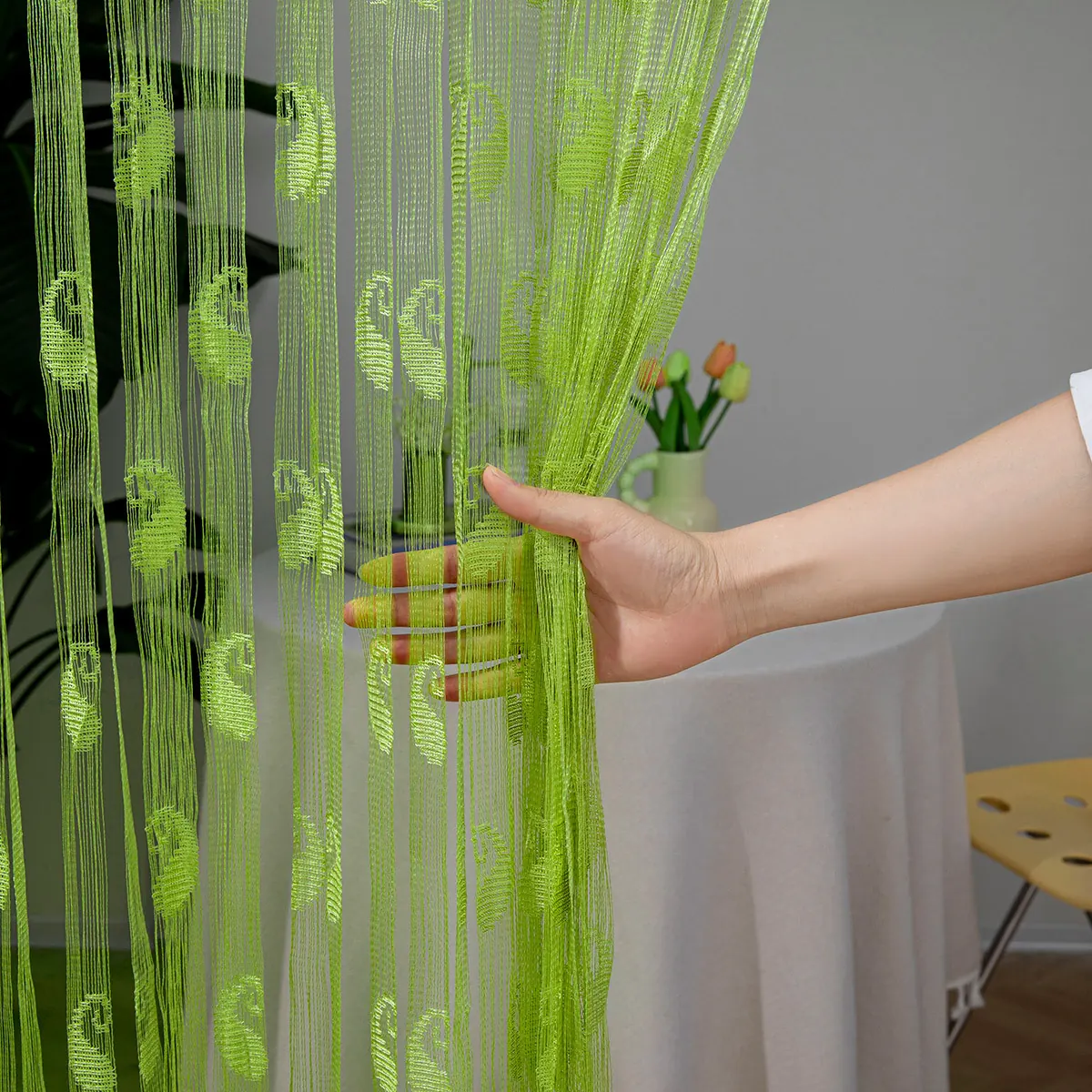 Bohemian Tassel String Curtain construction and application details 6