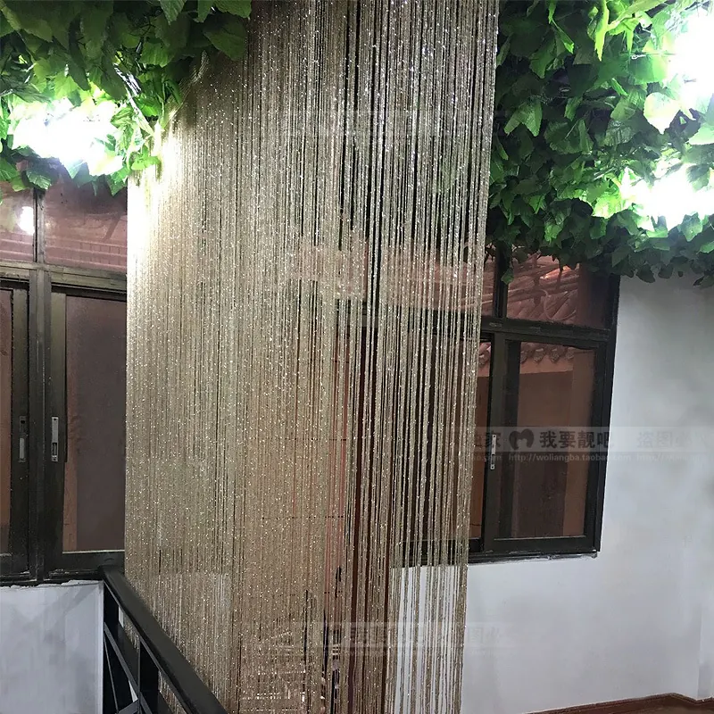 Silver Thread String Curtain Style 07 construction and application details 3