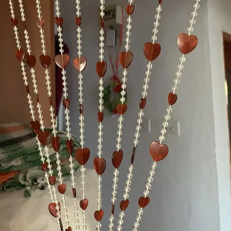 Acrylic Heart Beaded Curtain Style 02 construction and application details 5
