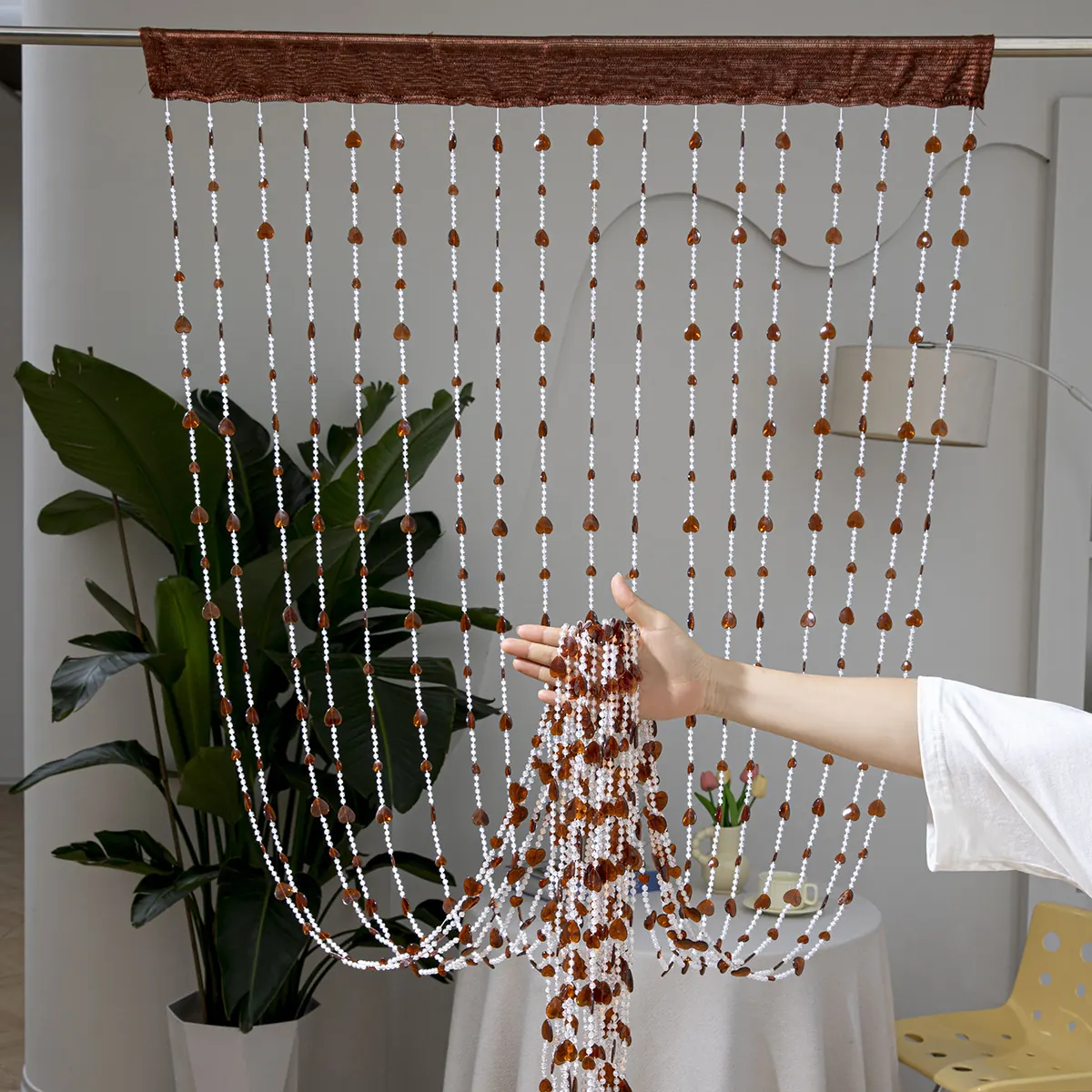 Acrylic Heart Beaded Curtain Style 02 construction and application details 6