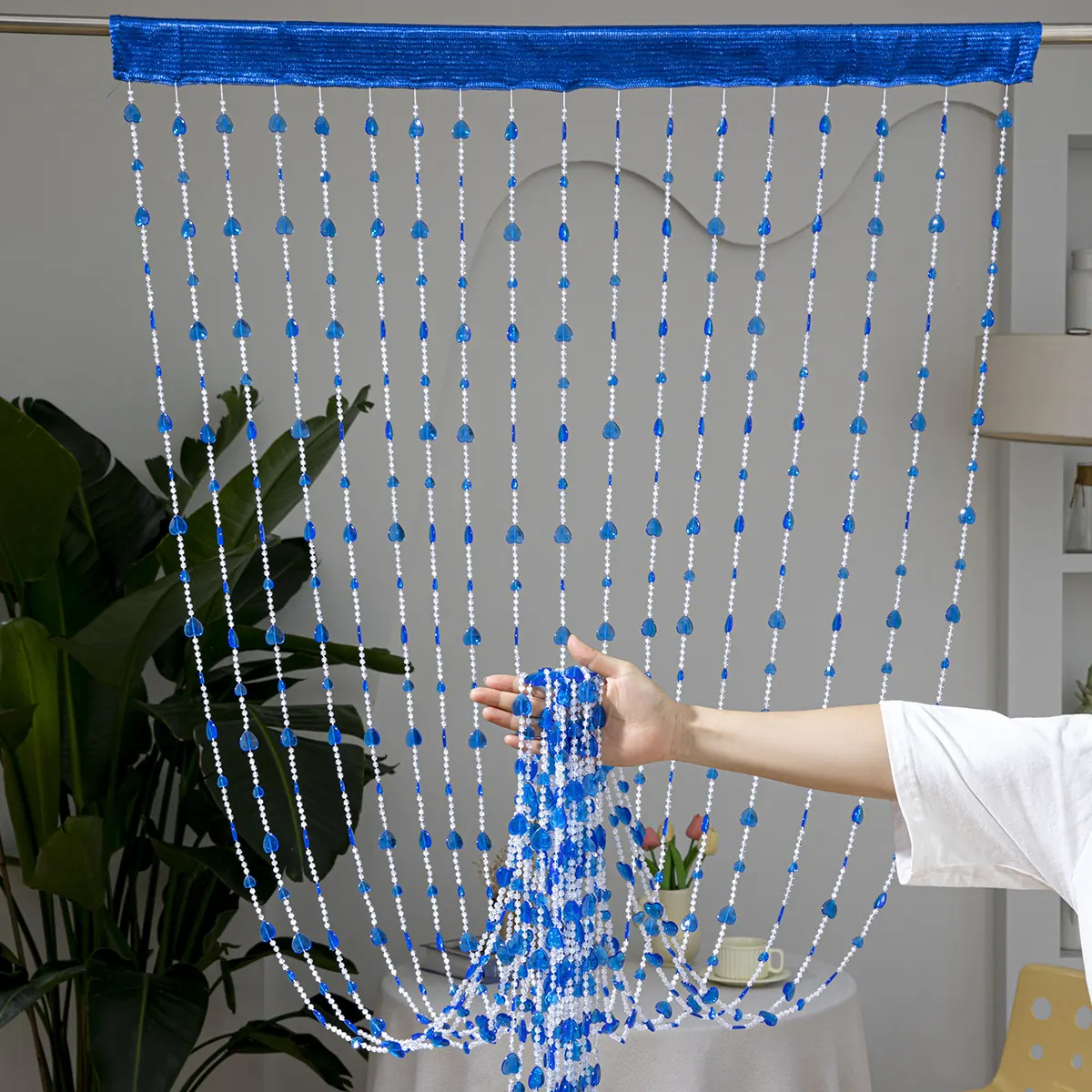 Acrylic Heart Beaded Curtain Style 02 construction and application details 8