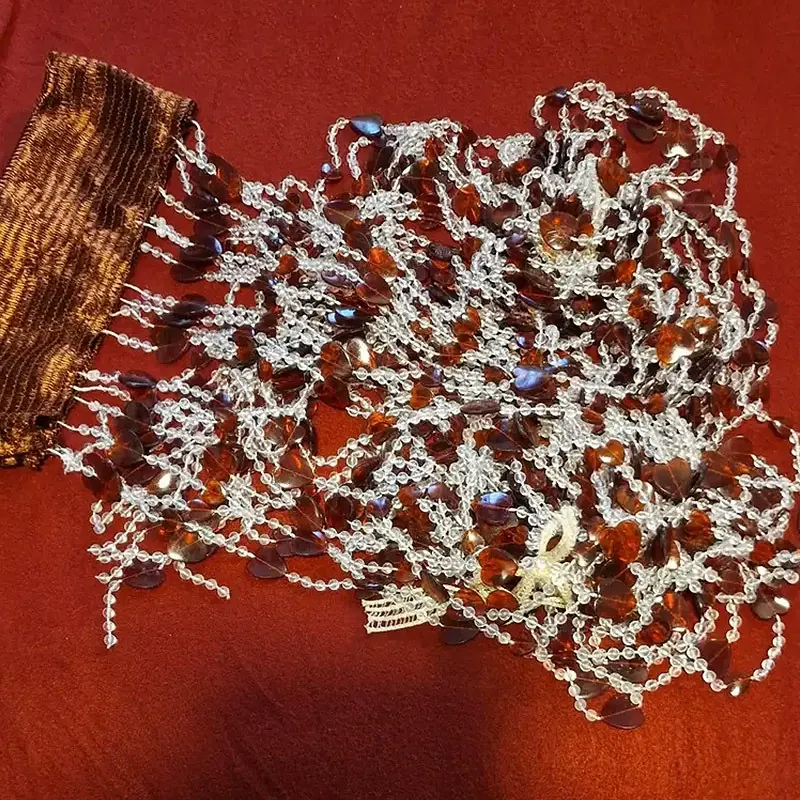 Acrylic Heart Beaded Curtain Style 02 main product images 4
