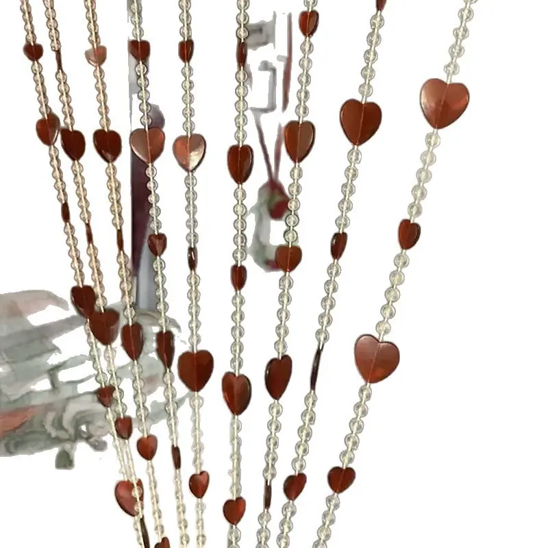 Acrylic Heart Beaded Curtain Style 02 main product images 5