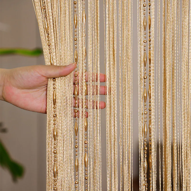 Long Tube Beaded Curtain Style 01 construction and application details 4