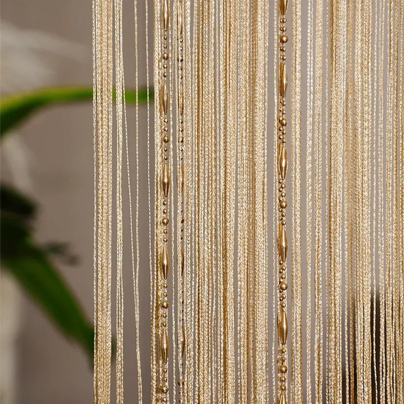 Long Tube Beaded Curtain Style 01 main product images 2