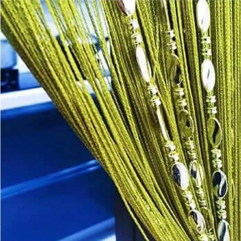 Twisted Plastic Beaded Curtain Style 02 construction and application details 6