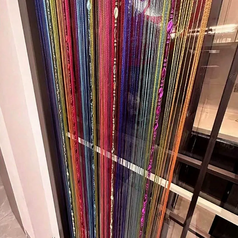 Twisted Plastic Beaded Curtain Style 02 main product images 4