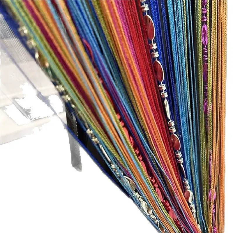 Twisted Plastic Beaded Curtain Style 02 main product images 5