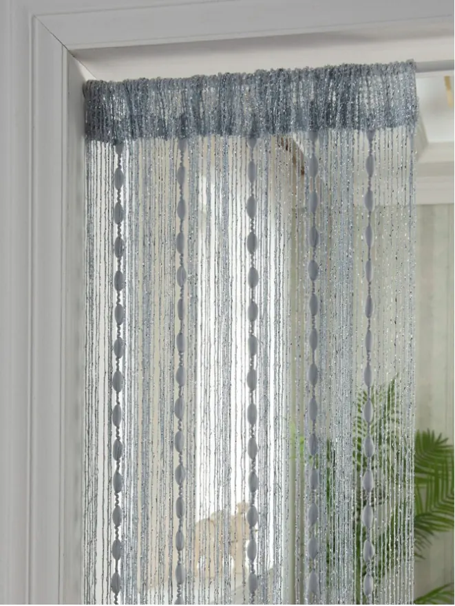 Bubble Metallic Foil String Curtain construction and application details 1