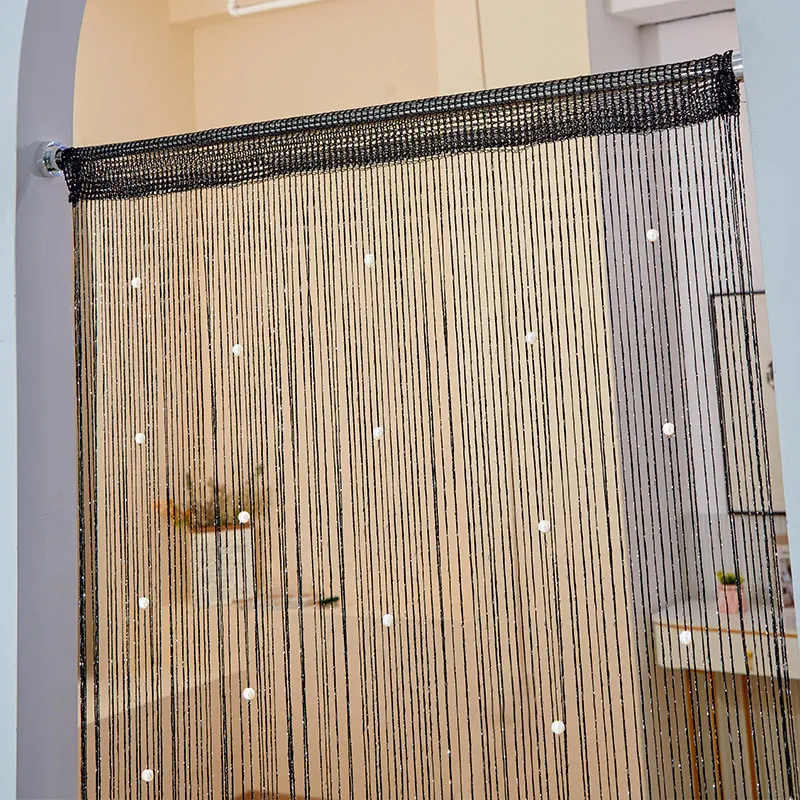 Faux Pearl Beaded Curtain Style 02 construction and application details 3