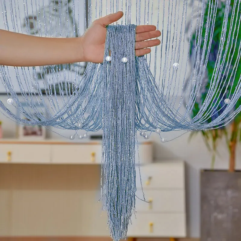 Faux Pearl Beaded Curtain Style 02 construction and application details 6