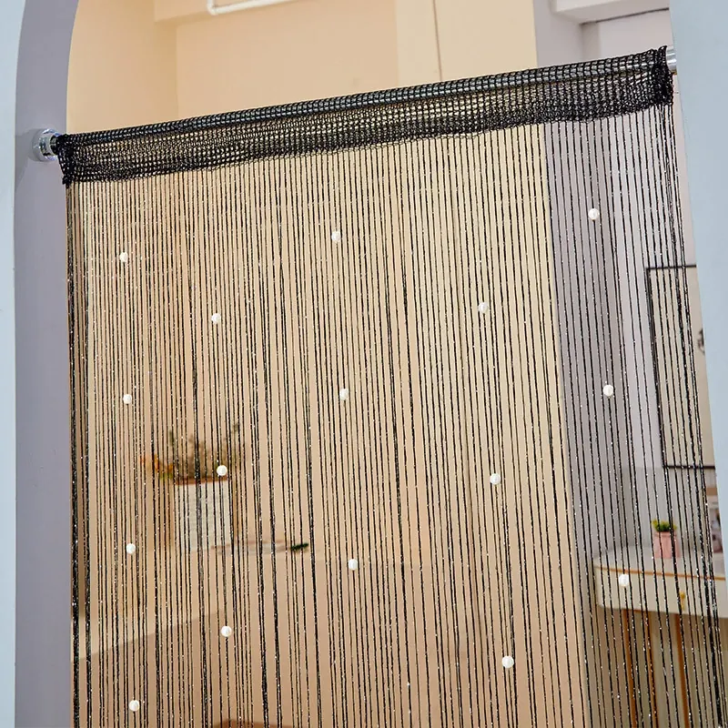Faux Pearl Beaded Curtain Style 02 main product images 3