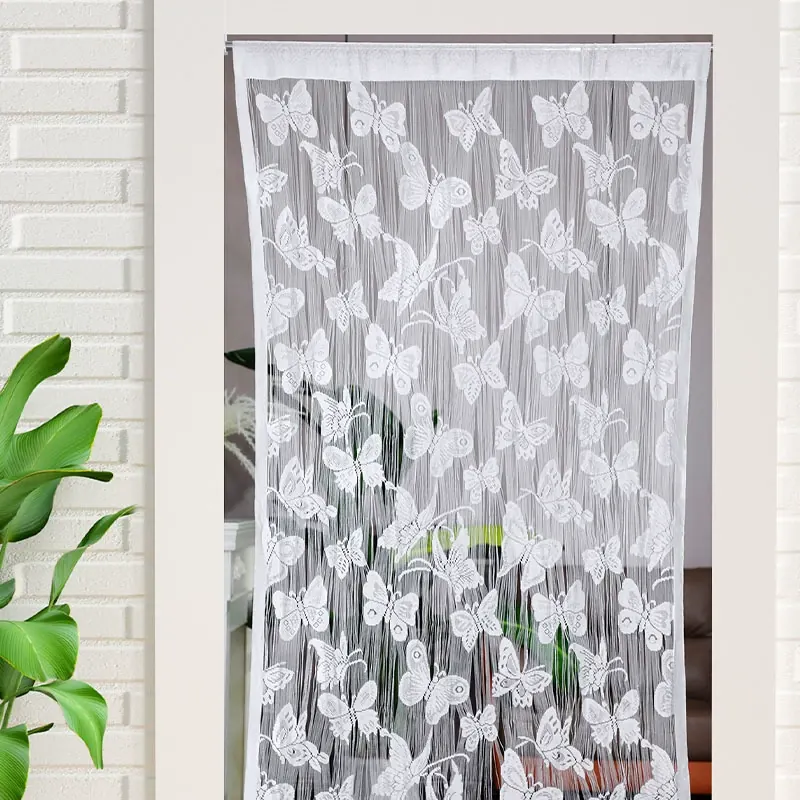 Butterfly Jacquard String Curtain Style 03 main product images 3