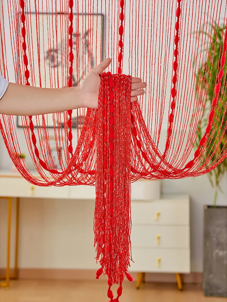 Lantern String Curtain Style 05 construction and application details 4
