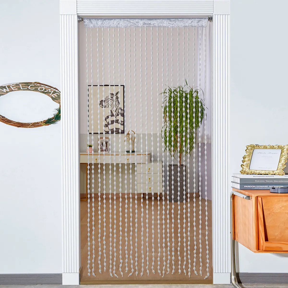 Lantern String Curtain Style 06 construction and application details 1