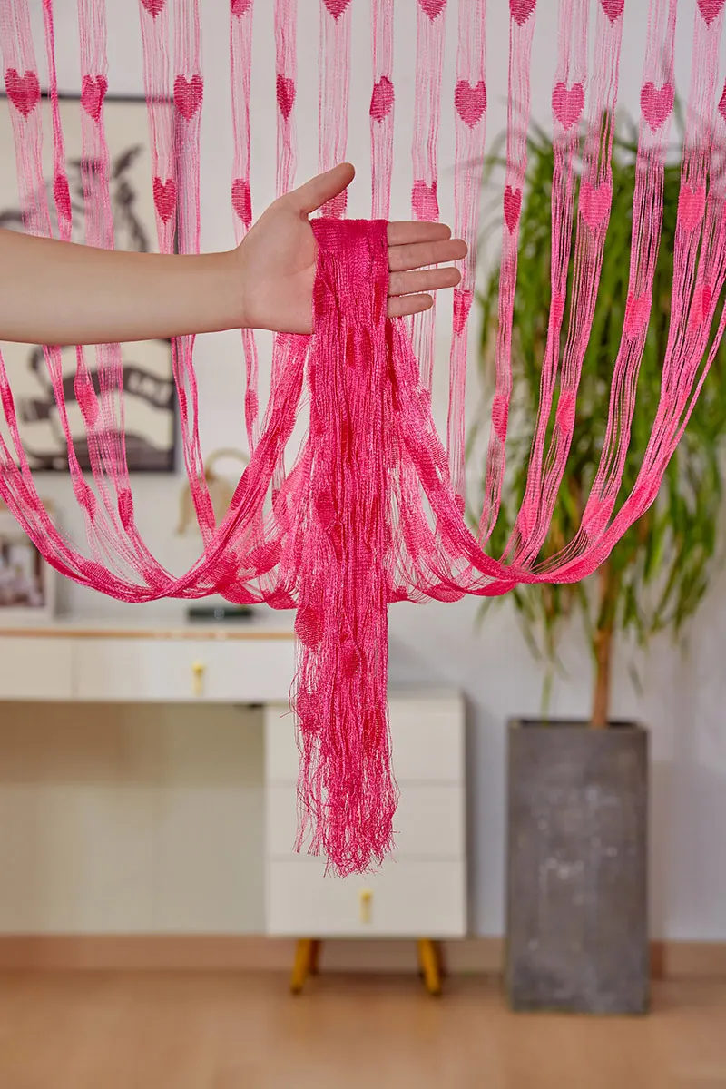 Heart String Curtain Style 06 construction and application details 5