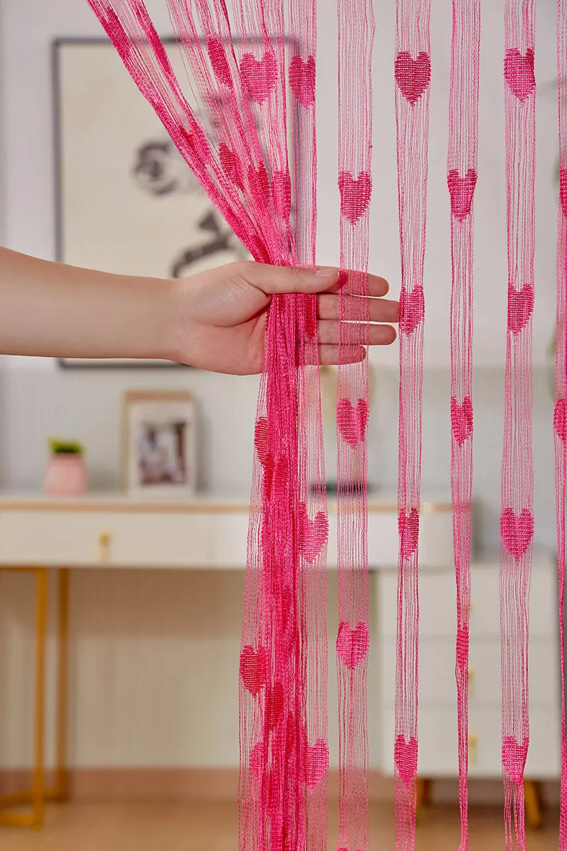Heart String Curtain Style 06 construction and application details 6
