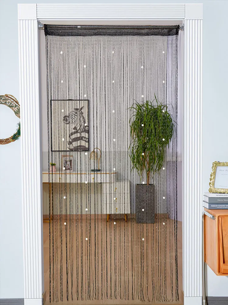 Faux Pearl Beaded Curtain Style 03 construction and application details 2