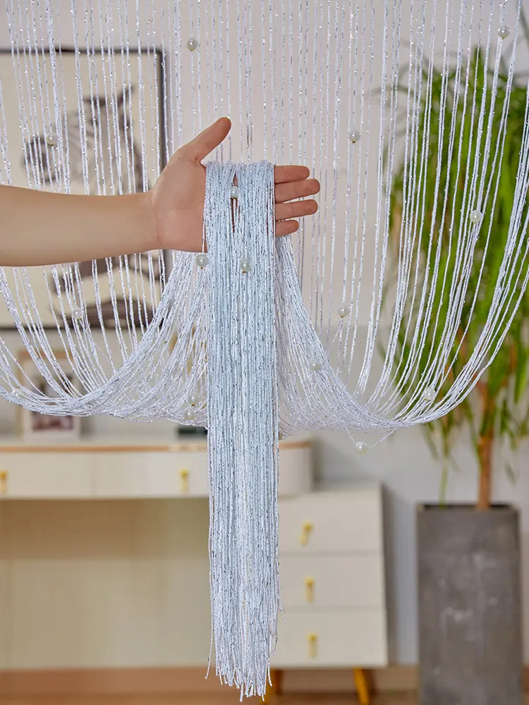 Faux Pearl Beaded Curtain Style 03 construction and application details 5