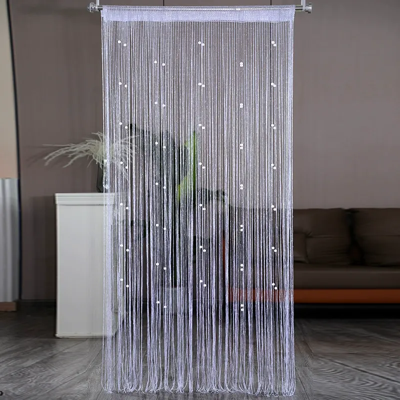 Faux Pearl Beaded Curtain Style 03 main product images 2