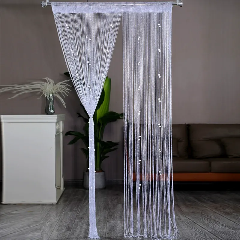 Faux Pearl Beaded Curtain Style 03 main product images 3