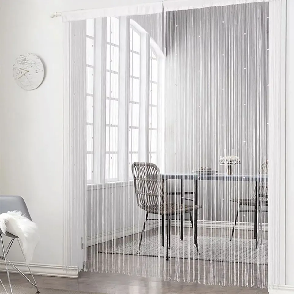 Diamond Beaded String Curtain construction and application details 1