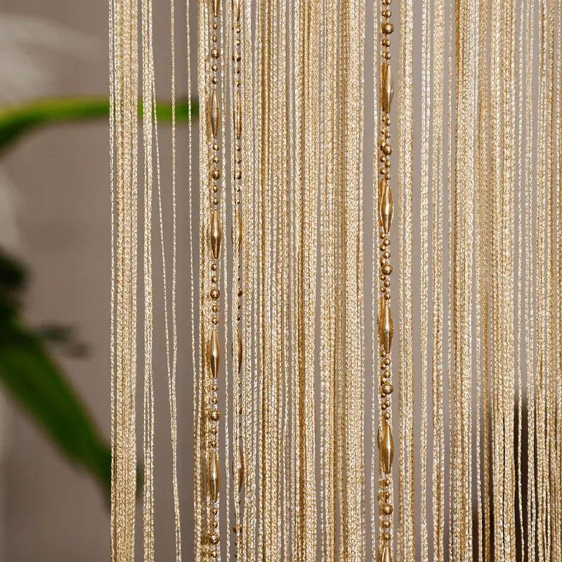 Long Tube Beaded Curtain Style 02 main product images 3