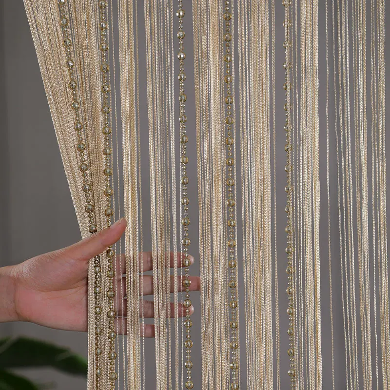 Globe Beaded String Curtain construction and application details 4
