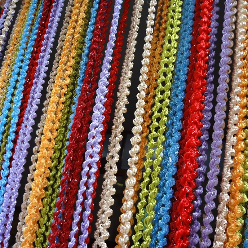 Spiral Textured String Curtain Style 03 main product images 4