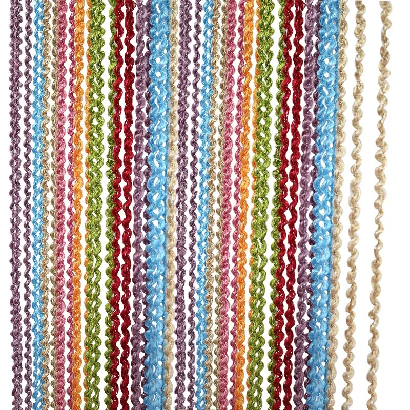 Spiral Textured String Curtain Style 03 main product images 5